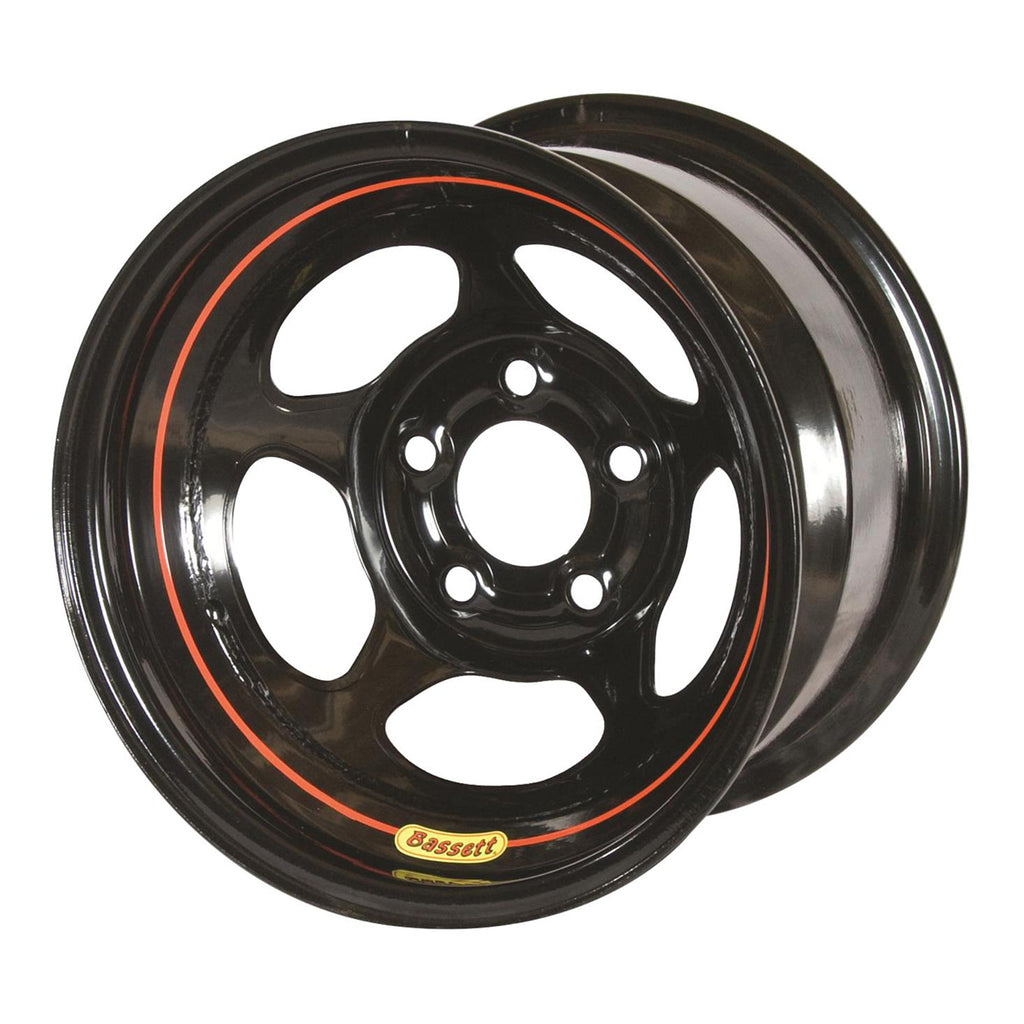 BASSETT 50L53 - Wheel 15in x 10in 3in BS 5x5 Black Inertia image