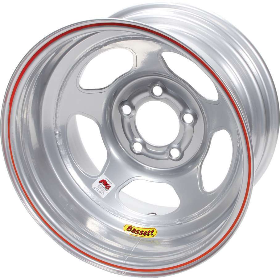 BASSETT 58A53IS - 15x8 IMCA Silver Inertia  5x5 image