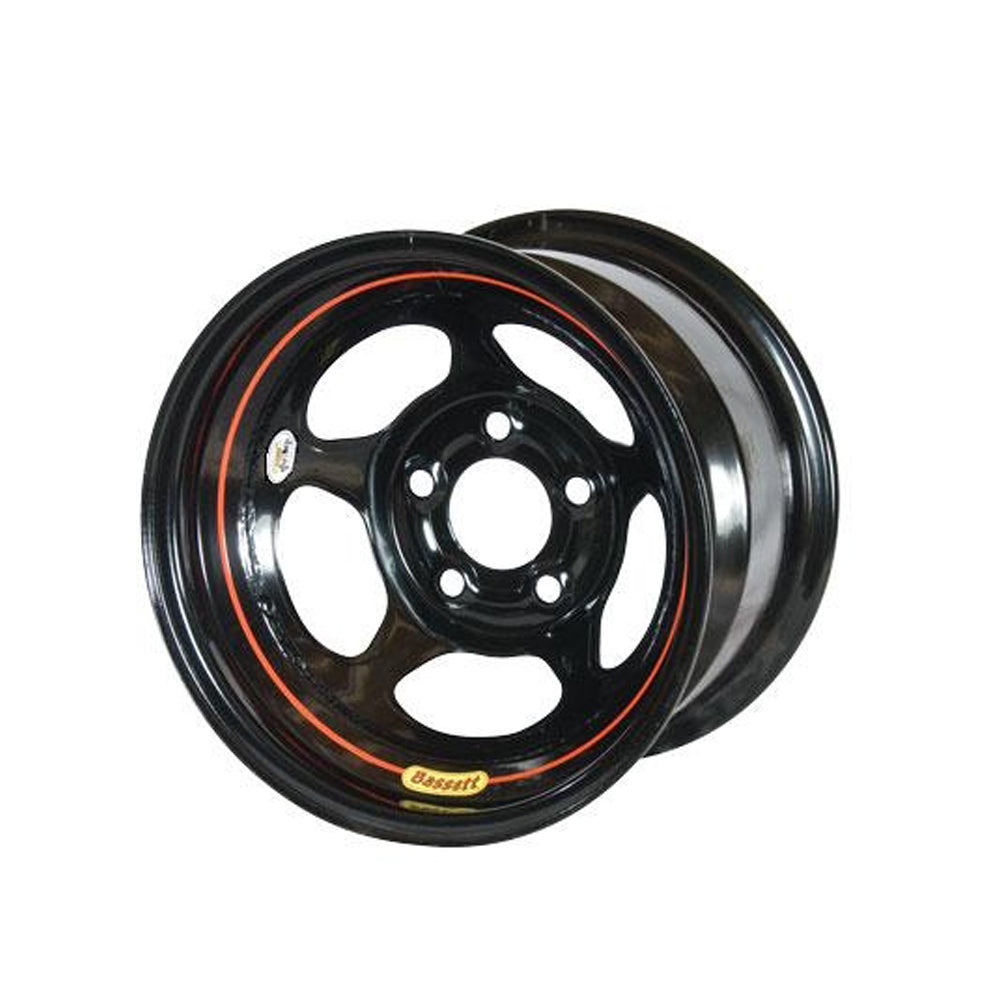 BASSETT 58A53W - Wheel 15x8 5x5 3in Armor Edge Black image