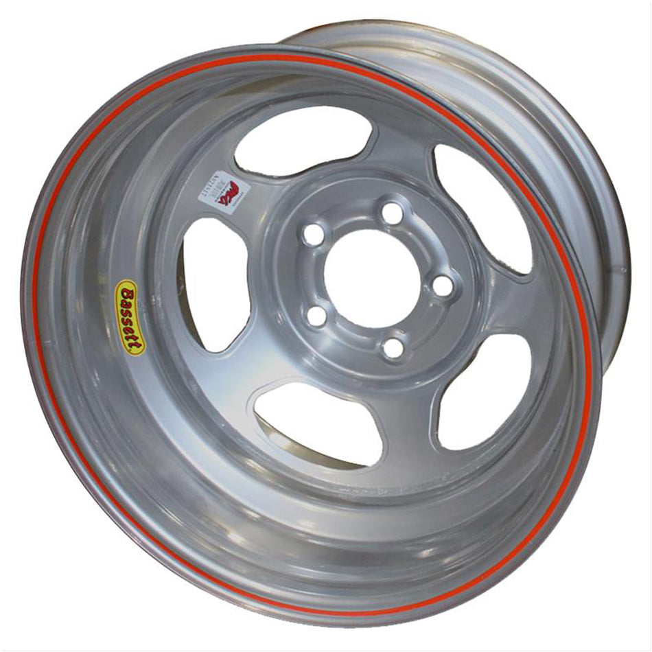 BASSETT 58AF4IS - 15x8 IMCA Silver Inertia  5x4.50 image