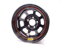 Load image into Gallery viewer, BASSETT 58D51I - 15x8 IMCA Wheel D-Hole Black 5x5 image