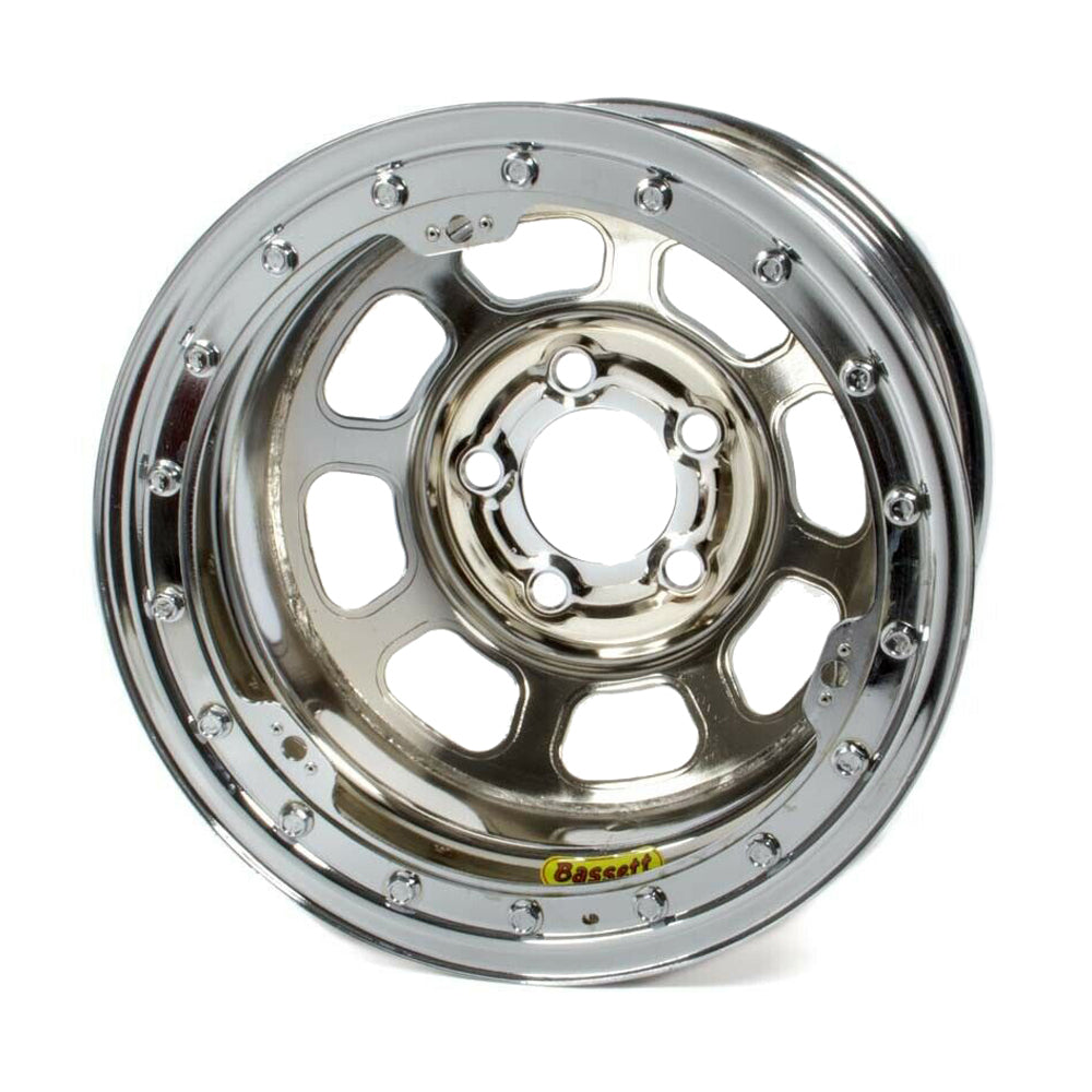 BASSETT 58D53ICLK - 15x8 B/L Chrome Wheel 5x5 3in BS image