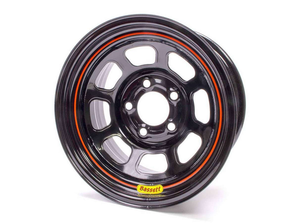 BASSETT 58S52 - 15x8 5x5 Black Spun  image