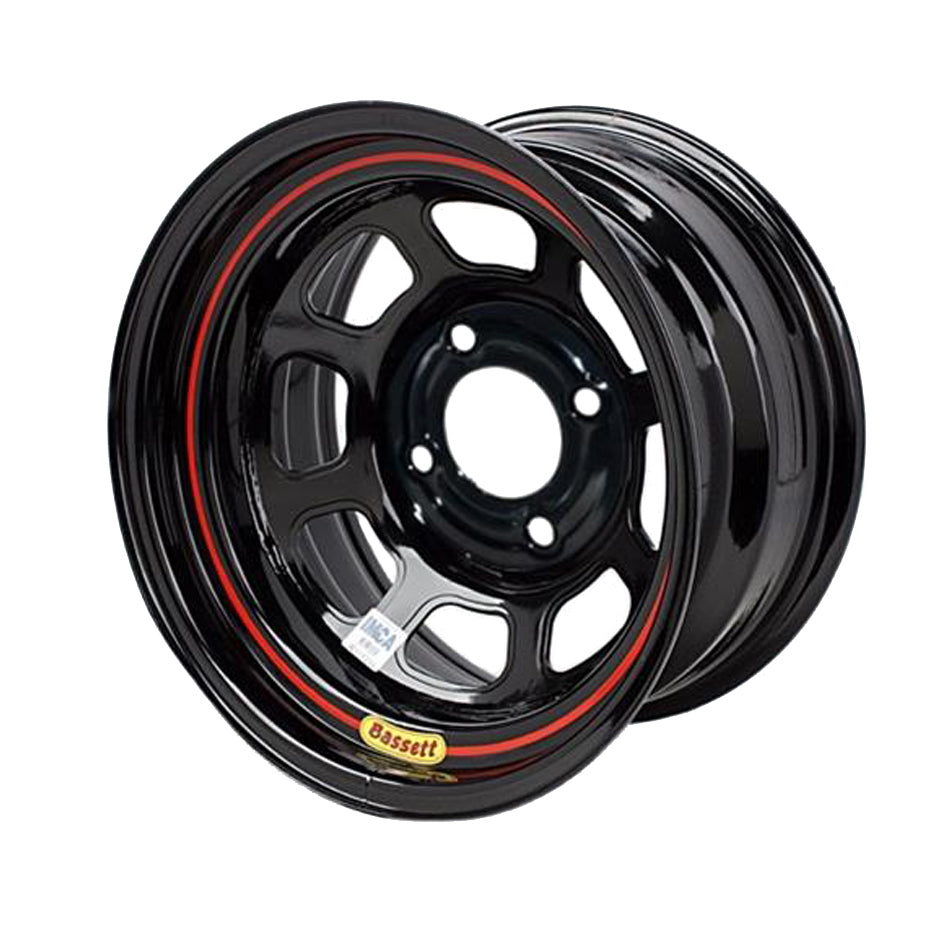 BASSETT 58S545 - 15x8 5x5 Black Spun 4.5in BS image