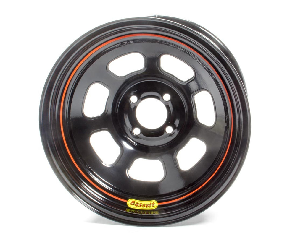 BASSETT 58SH4 - Wheel 15x8 D-Hole 4x100 mm 4in BS Black image