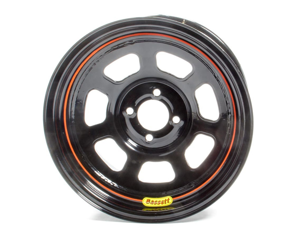 BASSETT 58SH5 - Wheel 15x8 D-Hole 4x100 mm 5in BS Black image