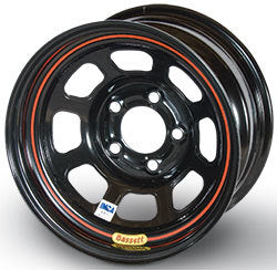 BASSETT L37ST4L - Wheel 13X7 4X4.5 4in BS Black D-Hole image