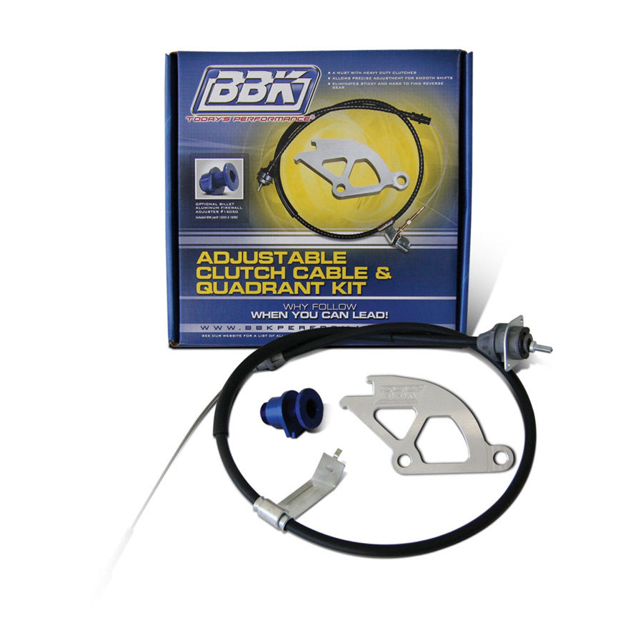 BBK PERFORMANCE 15055 - Clutch Quadrant & Cable Kit - 79-95 Mustang image