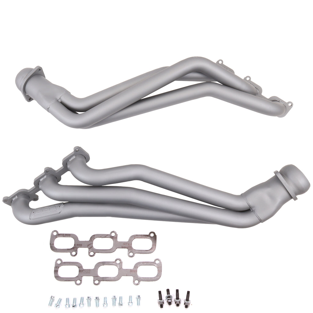 BBK PERFORMANCE 1642 - 1-3/4 Full-Length Header 11-13 Mustang V6 Chrome image