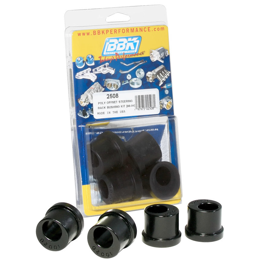 BBK PERFORMANCE 2508 - Rack & Pinion Bushing Set 86-04 Mustang Offset image