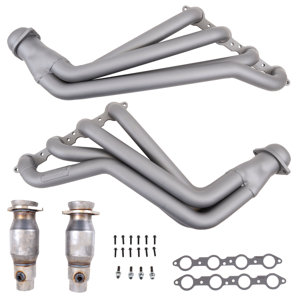 BBK PERFORMANCE 4054 - 1-7/8 Long tube Headers 10-15 Camaro LS3/L99 image