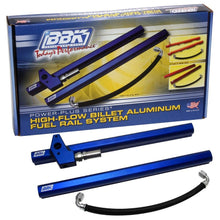 Load image into Gallery viewer, BBK PERFORMANCE 5015 - High-Flow Billet Fuel Rail Kit 96-98 Mustang image