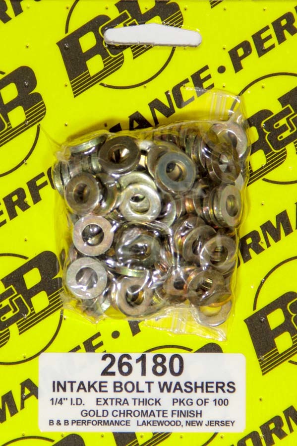 B and B PERFORMANCE PRODUCTS 26180 - H/T Special Washers - 1/4in .540in OD (100) image