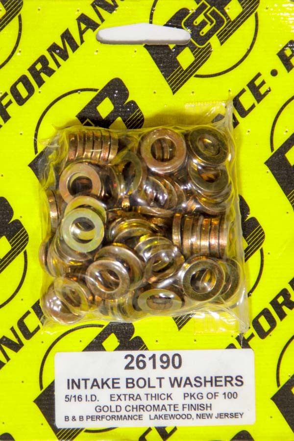 B and B PERFORMANCE PRODUCTS 26190 - H/T Special Washers - 5/16in .590in OD (100) image