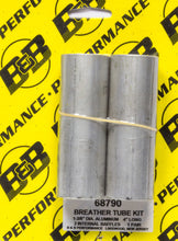 Load image into Gallery viewer, B and B PERFORMANCE PRODUCTS 68790 - Aluminum 4in V/C Breather Tube Kit (Pair) image
