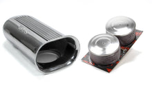 Load image into Gallery viewer, BLOWER DRIVE SERVICE SC-9001 - Polished Aluminum Dual Carb Scoop w/Air Filters image