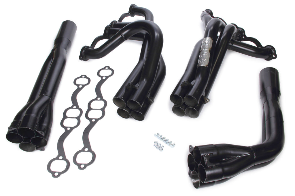BEYEA CUSTOM HEADERS DLMTY-23S2 - SBC Tri-Y DLM 23 Deg 1-3/4 - 1-7/8 image