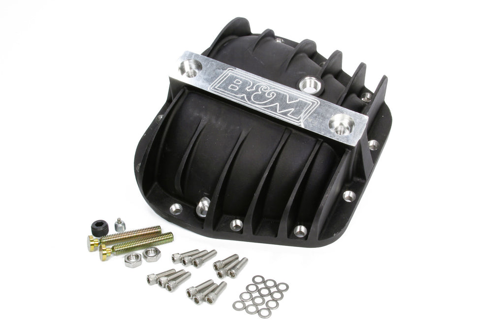 B and M AUTOMOTIVE 41298 - Rear End Cover Cast Alum Ford 9.75 12-Bolt Black image