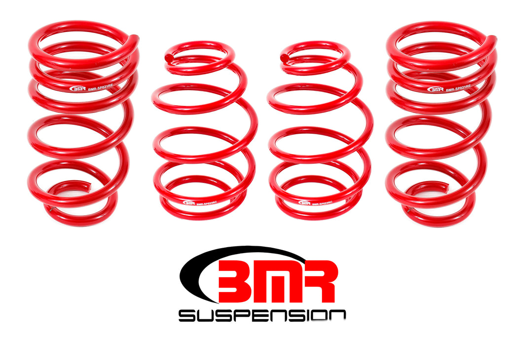 BMR SUSPENSION SP025R - 10-15 Camaro Lowering Spring Kit 1in Drop image