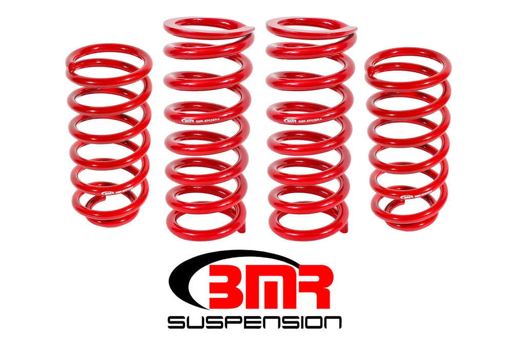 BMR SUSPENSION SP027R - 79-04 Mustang Lowering Spring Kit 1in Drop image