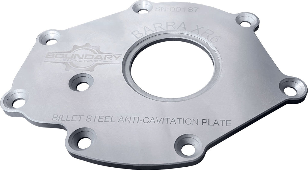 BOUNDARY RACING PUMP BA-BBP - Billet Back Plate  Ford Barra XR6 2012-2016 image