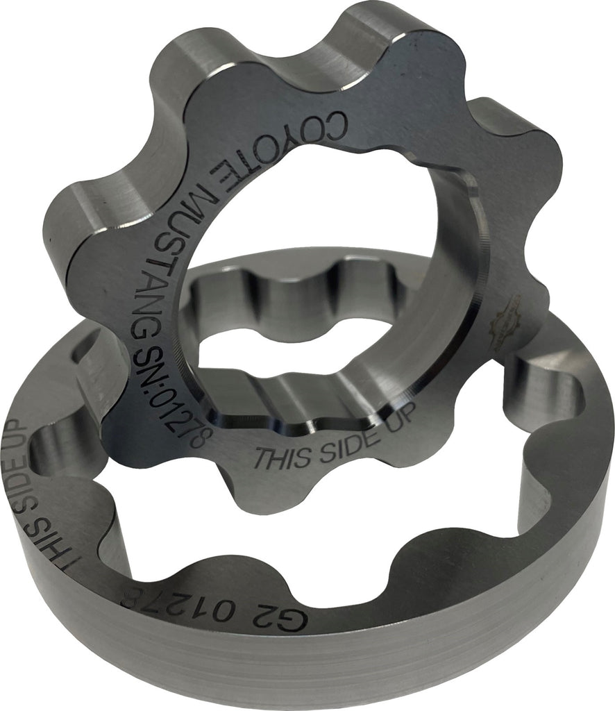 BOUNDARY RACING PUMP CM-OPG-MUSTANG - Billet Oil Pump Gear Set 5.0L Mustang 2011-Up image