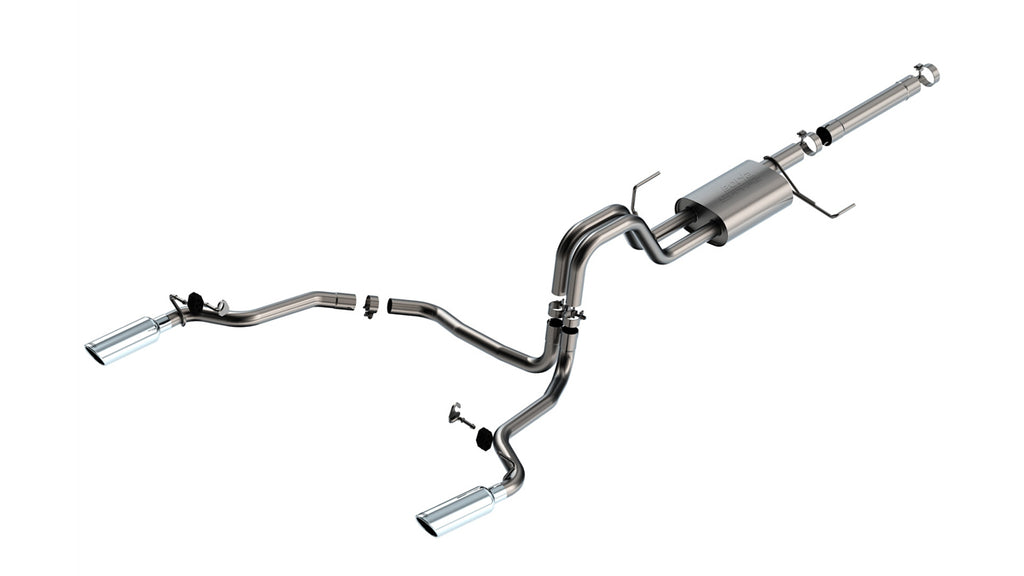 BORLA 140903 - 21-   Ford F150 3.5L Cat Back Exhaust image