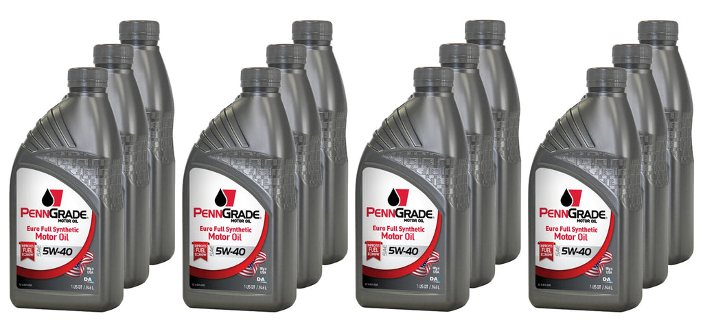 PENNGRADE MOTOR OIL 61316-12 - PennGrade Euro 5w40 Case 12 x 1 Quart image