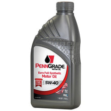 Load image into Gallery viewer, PENNGRADE MOTOR OIL 61316 - PennGrade Euro 5w40 1 Quart image