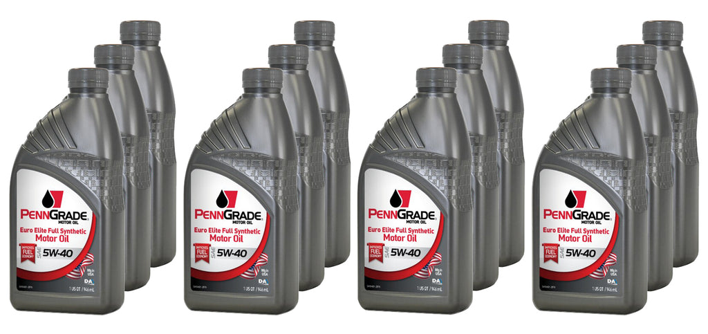 PENNGRADE MOTOR OIL 61366-12 - PennGrade Euro Elite 5w40 Case 12 x 1 Quart image