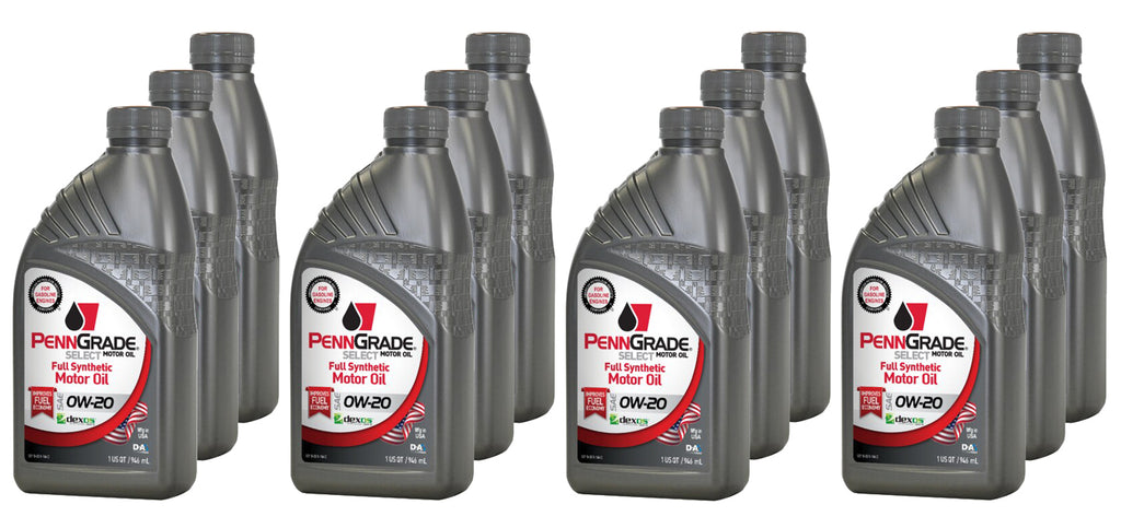 PENNGRADE MOTOR OIL 61526-12 - PennGrade Select 0w20 Case 12 x 1 Quart image