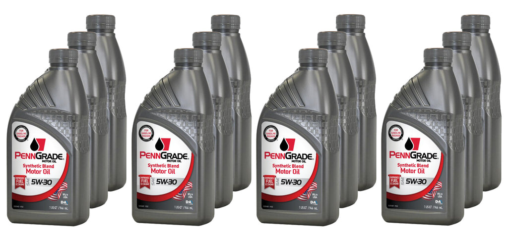 PENNGRADE MOTOR OIL 62726-12 - PennGrade Syn Blend 5w30 Case 12 x 1 Quart image