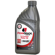 Load image into Gallery viewer, PENNGRADE MOTOR OIL 62826 - PennGrade Full Synthetic 5w20 1 Quart image