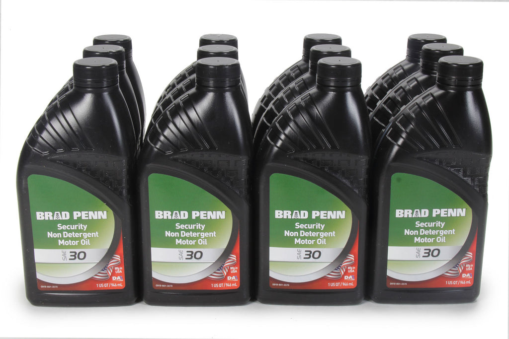 PENNGRADE MOTOR OIL 70306-12 - Brad Penn Motor Oil SAE 30W Case 12 x 1 Quart image