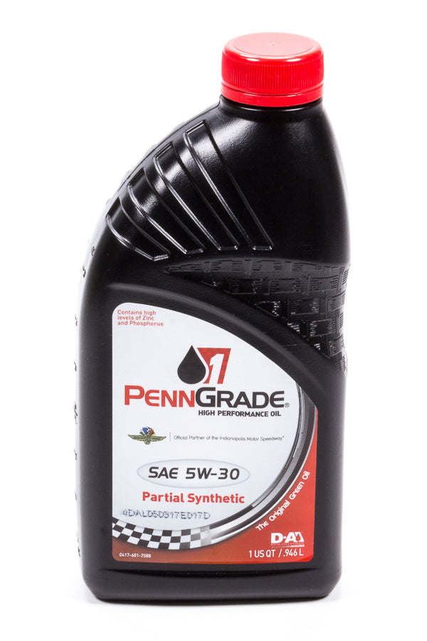 PENNGRADE MOTOR OIL 71096 - 5w30 Racing Oil 1 Qt Partial Synthetic image