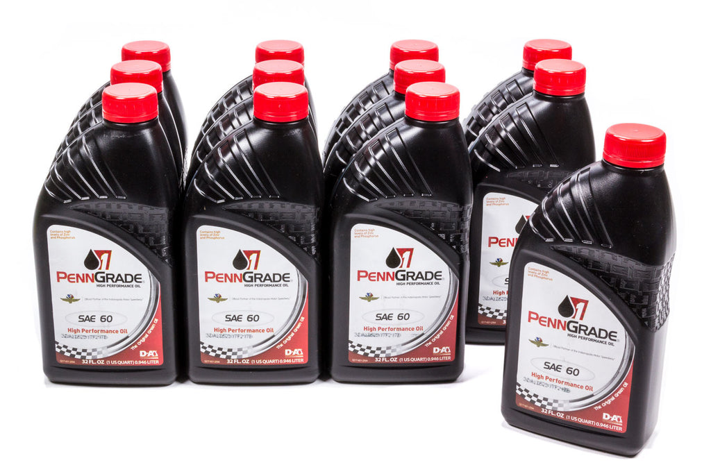 PENNGRADE MOTOR OIL 71166-12 - 60w Racing Oil Cs/12-Qt  image