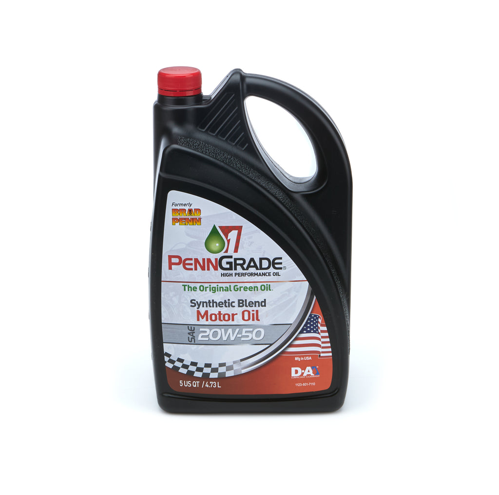 PENNGRADE MOTOR OIL 71190 - 20w50 Racing Oil 5Qt Bottle image