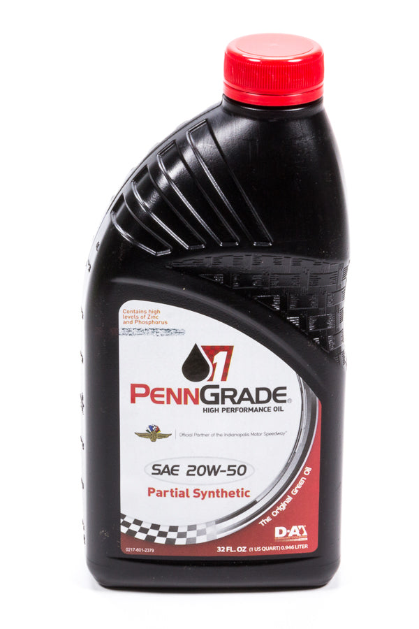 PENNGRADE MOTOR OIL 71196 - 20w50 Racing Oil 1 Qt Partial Synthetic image