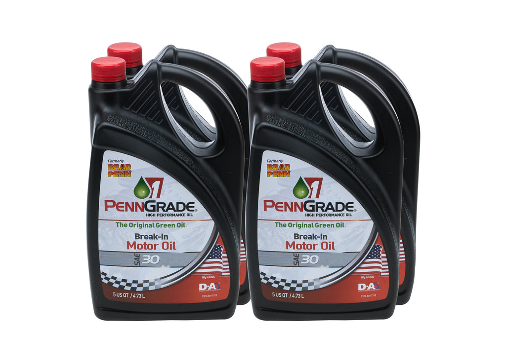 PENNGRADE MOTOR OIL 71200-4 - 30w Racing Oil Case 4 x 5 Quart Bottles image