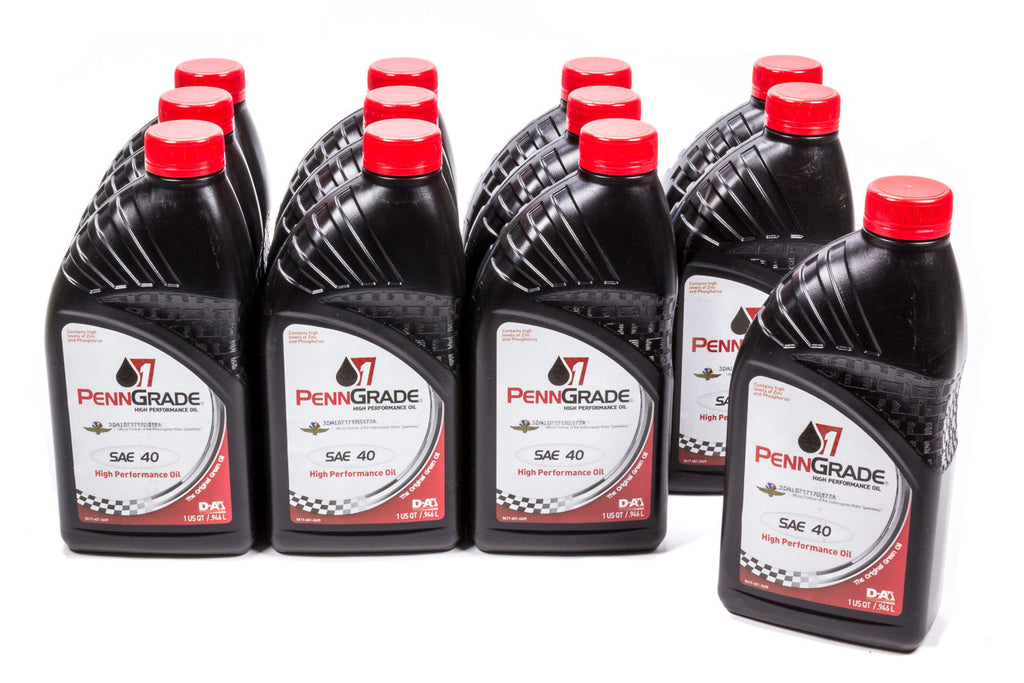 PENNGRADE MOTOR OIL 71406-12 - 40w Racing Oil Cs/12-Qt  image