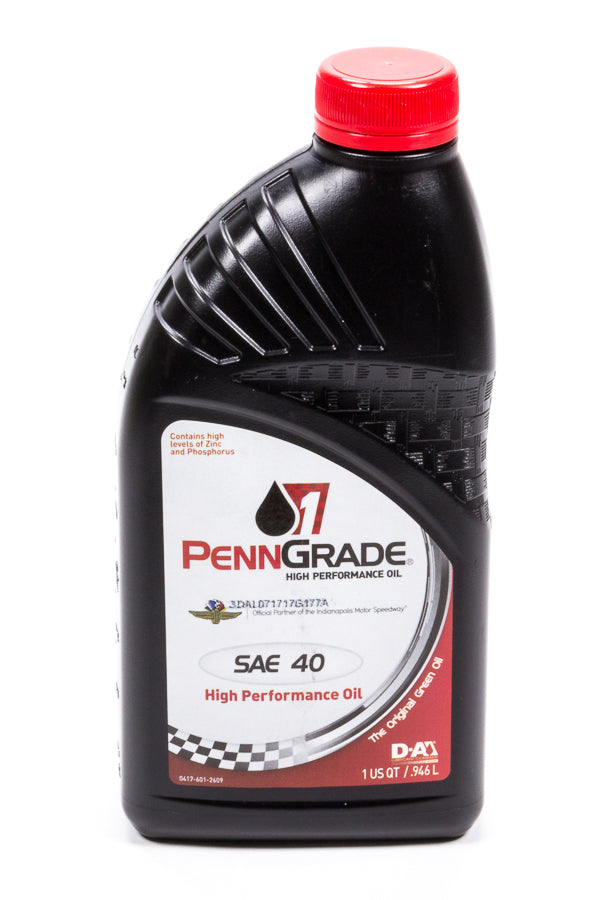 PENNGRADE MOTOR OIL 71406 - 40w Racing Oil 1 Qt  image