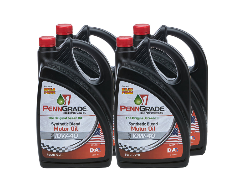 PENNGRADE MOTOR OIL 71440-4 - 10w40 Racing Oil Case 4 x 5 Quart Bottles image