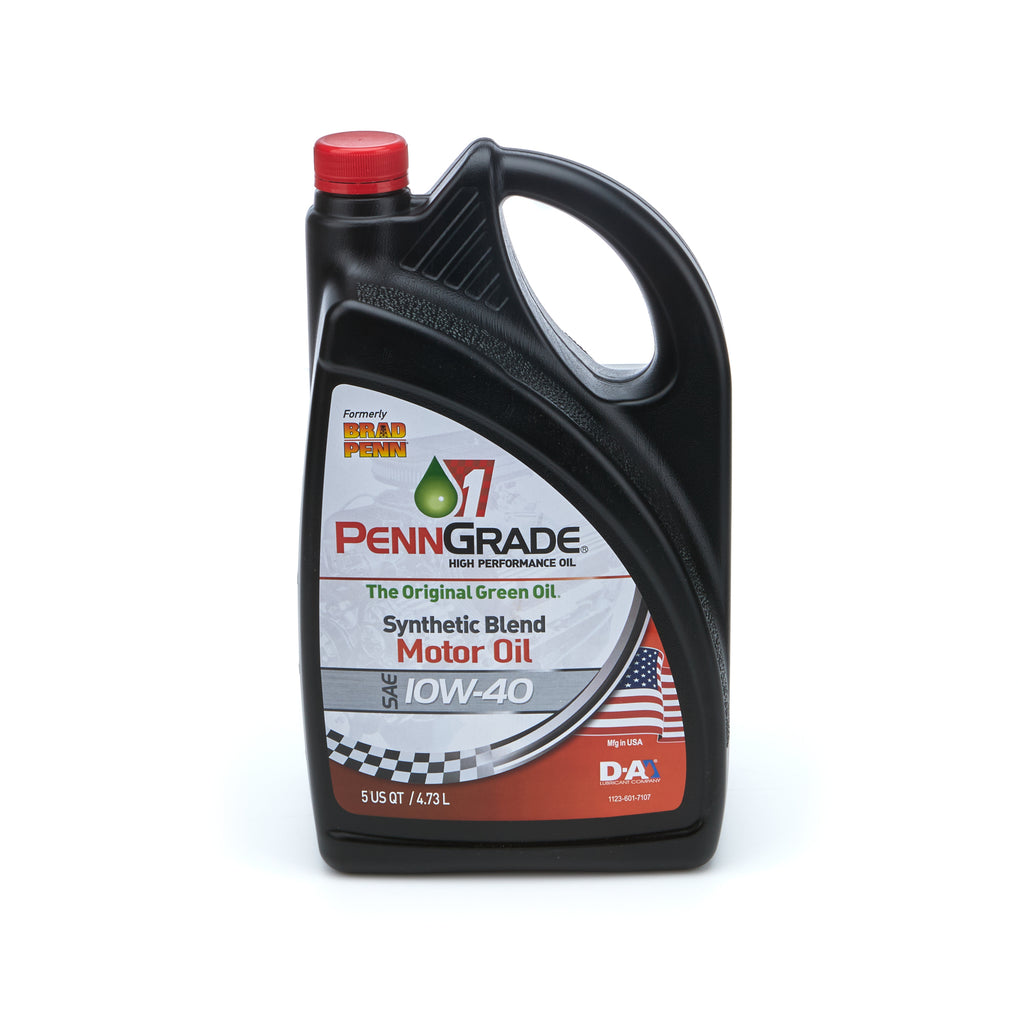 PENNGRADE MOTOR OIL 71440 - 10w40 Racing Oil 5Qt Bottle image