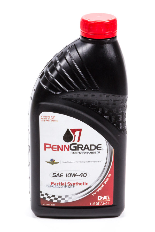 PENNGRADE MOTOR OIL 71446 - 10w40 Racing Oil 1 Qt Partial Synthetic image