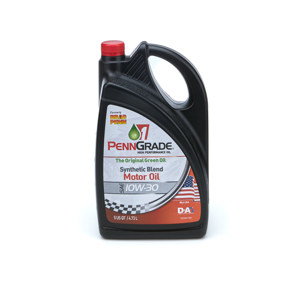 PENNGRADE MOTOR OIL 71500 - 10w30 Racing Oil 5Qt Bottle image