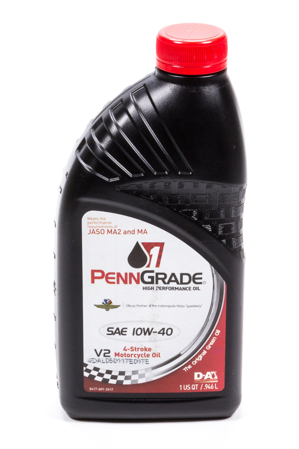 PENNGRADE MOTOR OIL 71566 - 10w40 Motorcycle Oil 1 Qt image