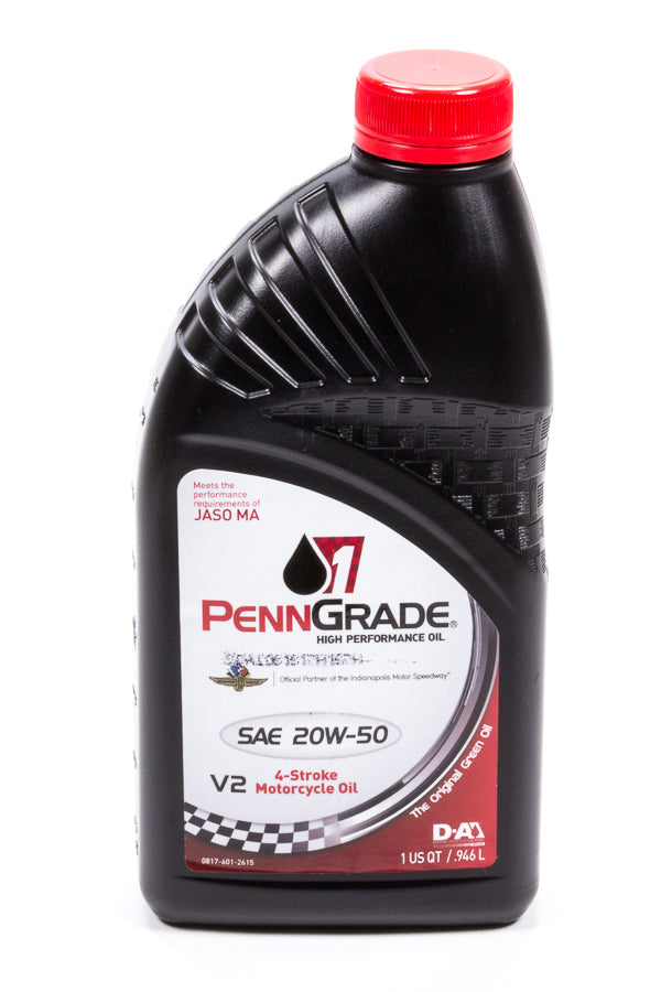 PENNGRADE MOTOR OIL 71576 - 20w50 Motorcycle Oil 1 Qt image