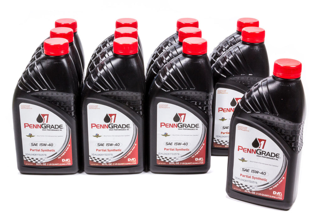 PENNGRADE MOTOR OIL 71586-12 - 15w40 Racing Oil Cs/12Qt Partial Synthetic image