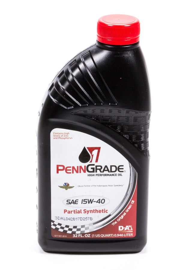 PENNGRADE MOTOR OIL 71586 - 15w40 Racing Oil 1 Qt Partial Synthetic image