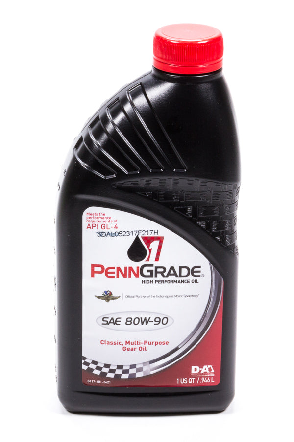 PENNGRADE MOTOR OIL 77296 - 80w90 Hypoid Gear Oil 1 Qt. GL-4 image